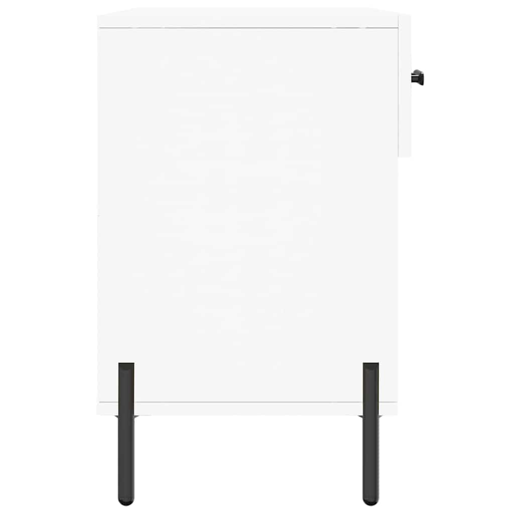 Klupa za cipele bijela 102 x 35 x 55 cm od konstruiranog drva