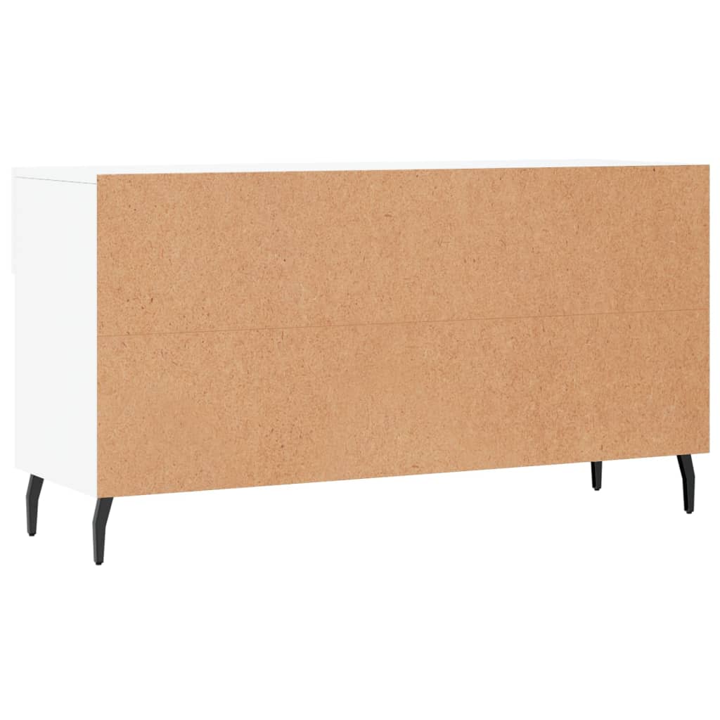 Klupa za cipele bijela 102 x 35 x 55 cm od konstruiranog drva