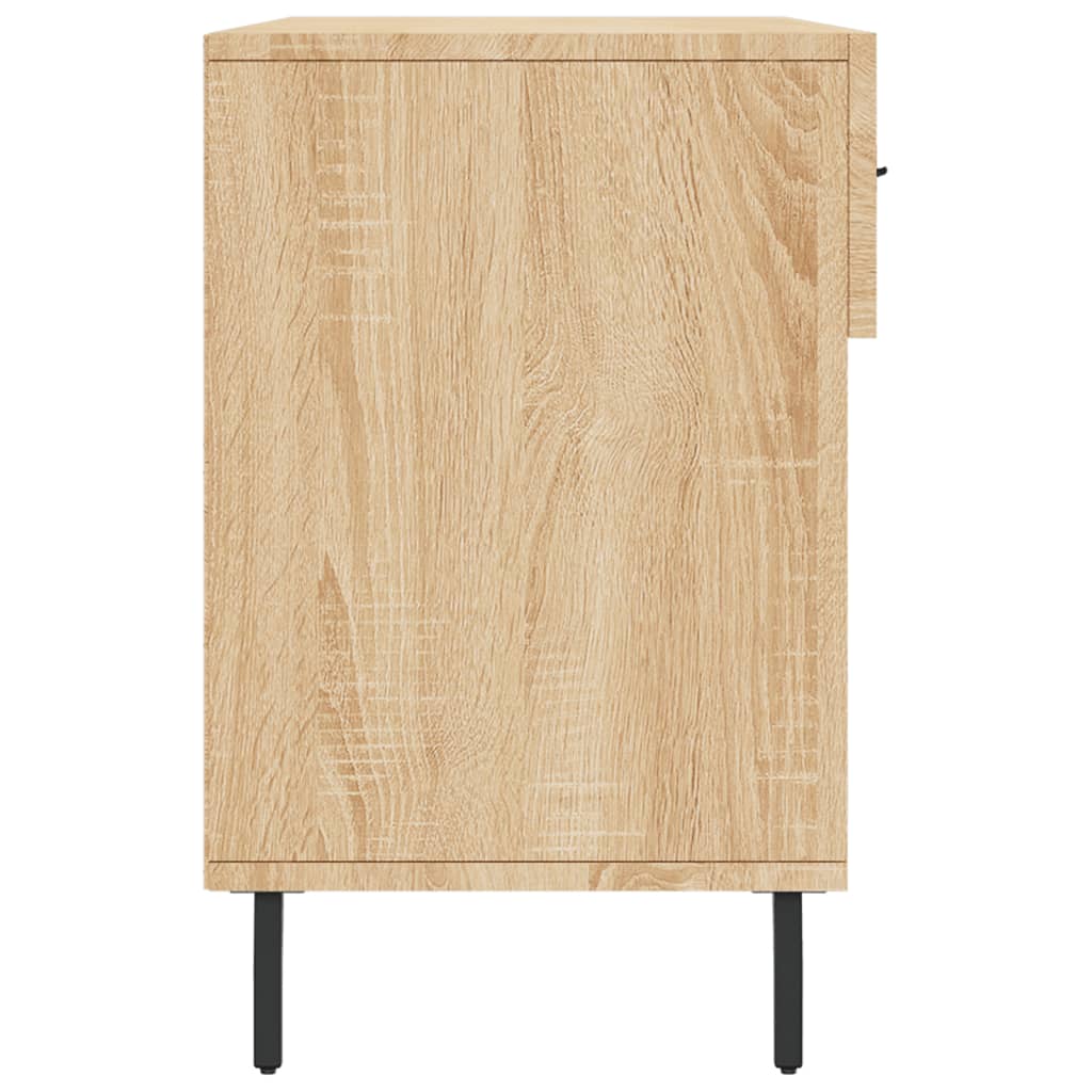Klupa za cipele boja hrasta 102 x 35 x 55 cm konstruirano drvo