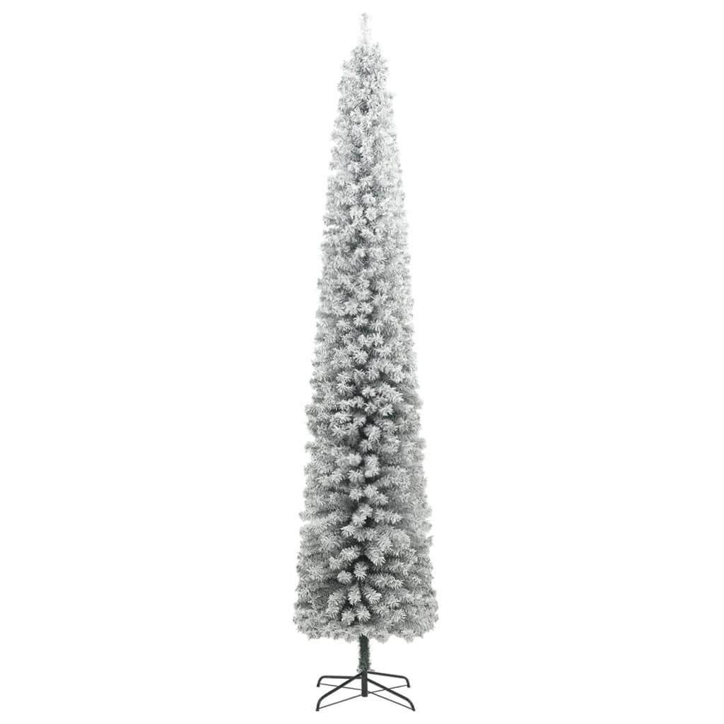 Usko božićno drvce sa stalkom i snijegom 270 cm PVC