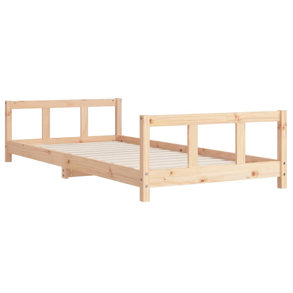 Okvir za dječji krevet 90 x 190 cm od masivne borovine