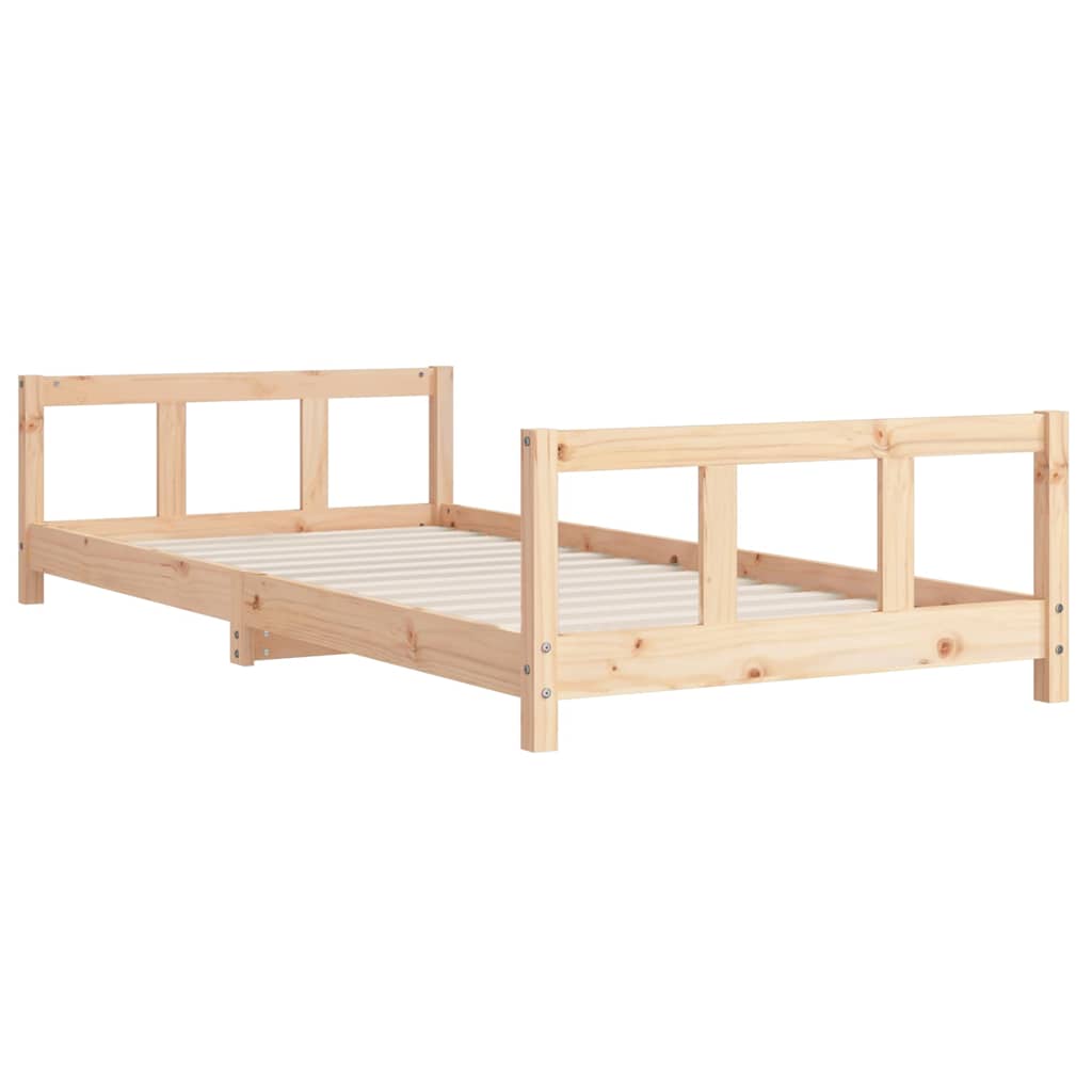 Okvir za dječji krevet 90 x 190 cm od masivne borovine