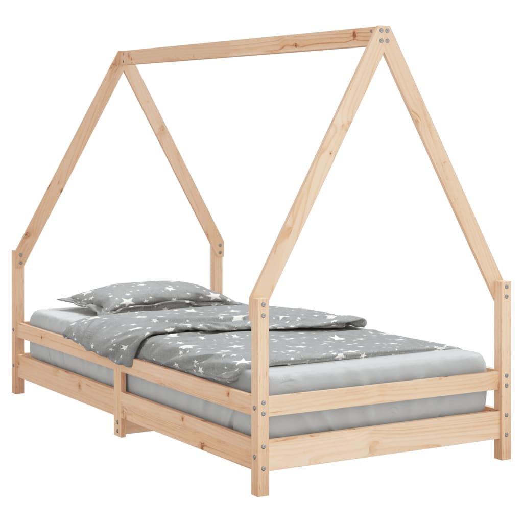 Okvir za dječji krevet 90 x 190 cm od masivne borovine