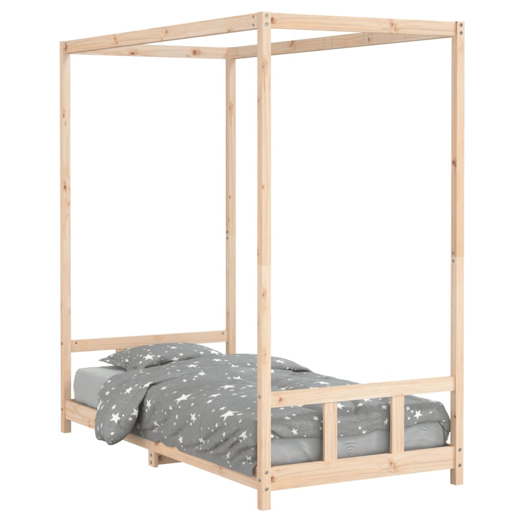 Okvir za dječji krevet 90 x 190 cm od masivne borovine