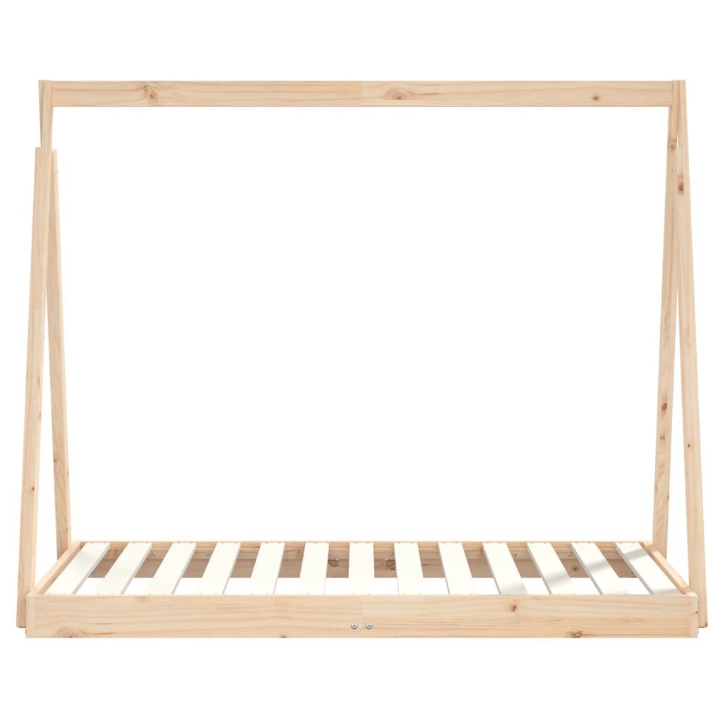 Okvir za dječji krevet 70 x 140 cm od masivne borovine