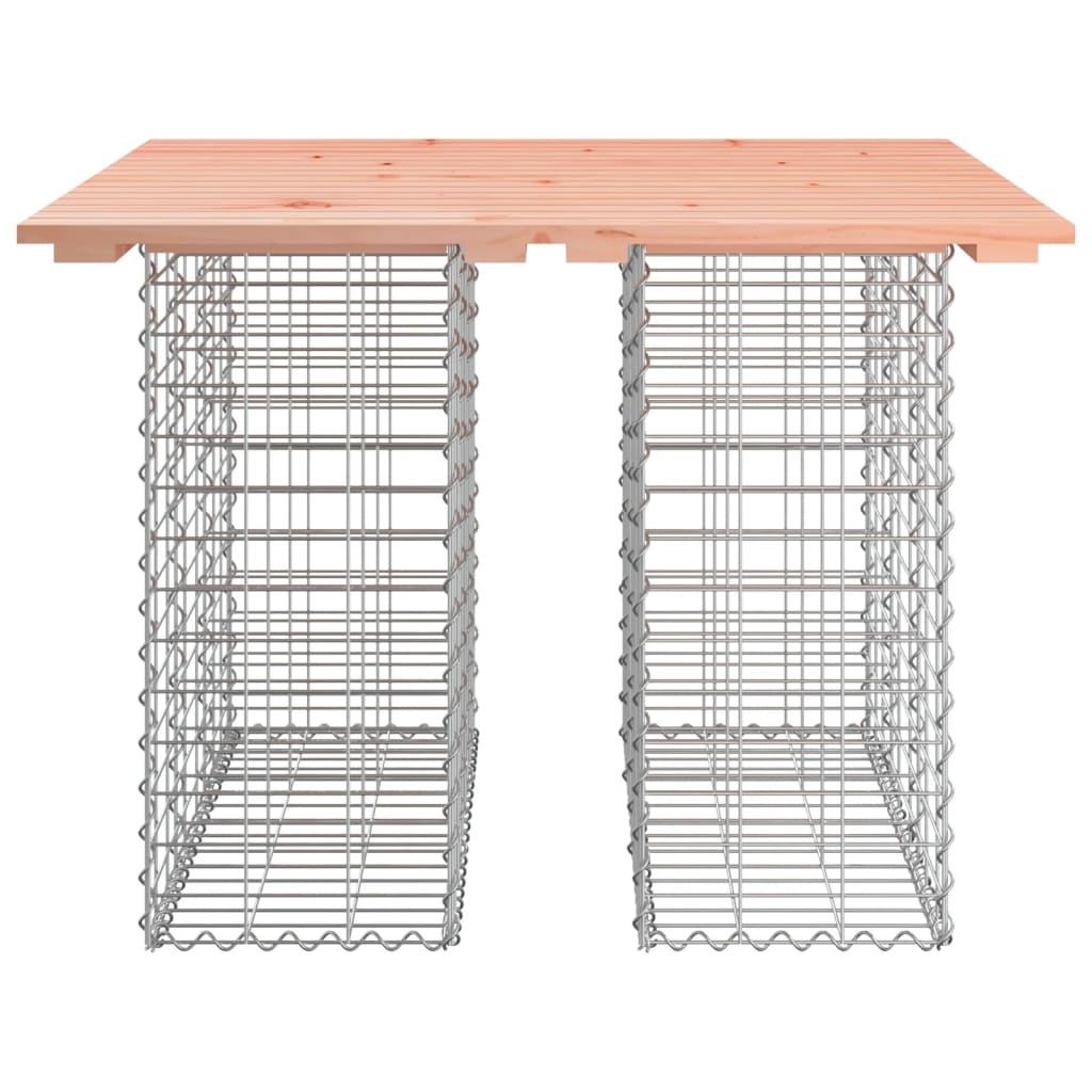 Vrtni stol, gabion dizajn, 100x102x72 cm, masivno drvo, douglas