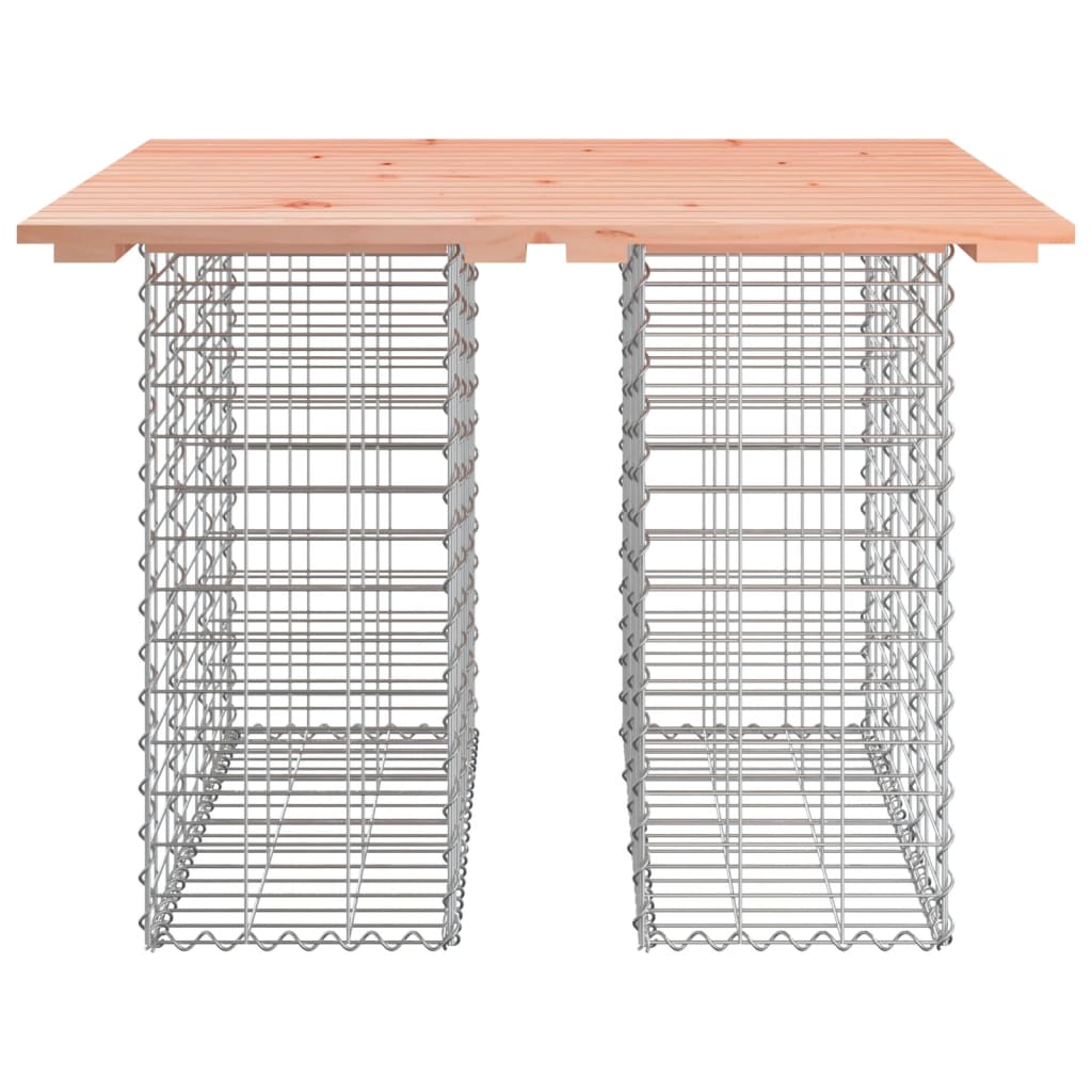 Vrtni stol, gabion dizajn, 100x102x72 cm, masivno drvo, douglas