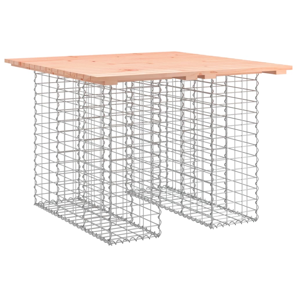 Vrtni stol, gabion dizajn, 100x102x72 cm, masivno drvo, douglas