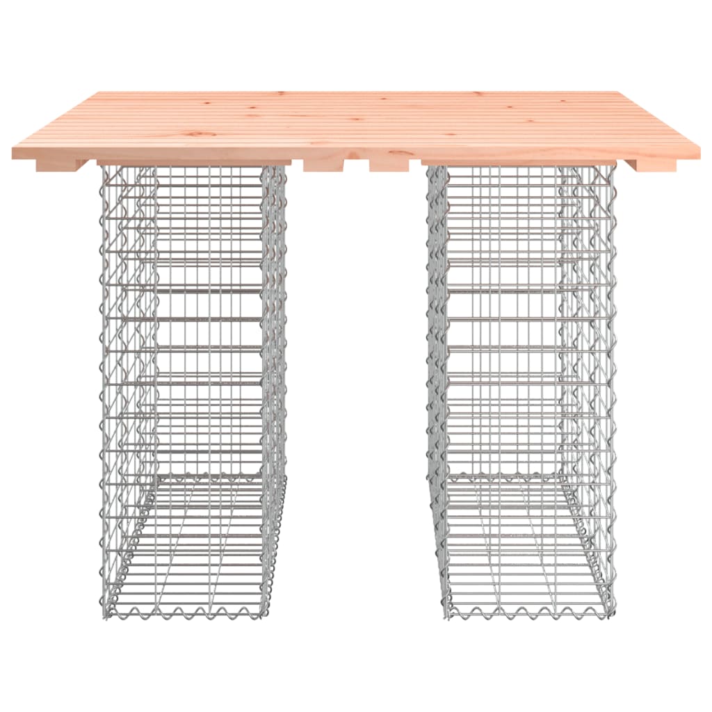 Vrtni stol, gabion dizajn, 100x102x72 cm, masivno drvo, douglas