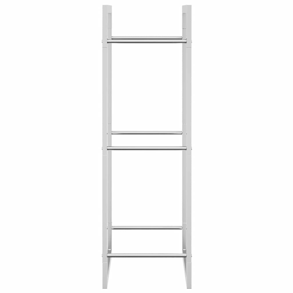 Stalak za drva za ogrjev 50x28x94 cm od nehrđajućeg čelika