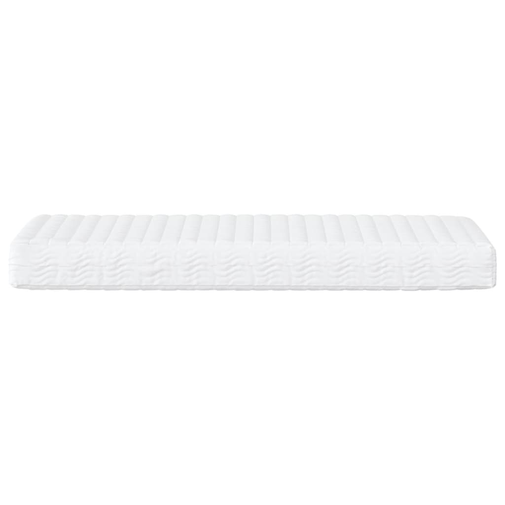 Dnevni krevet s madracem svjetlosivi 80 x 200 cm od tkanine