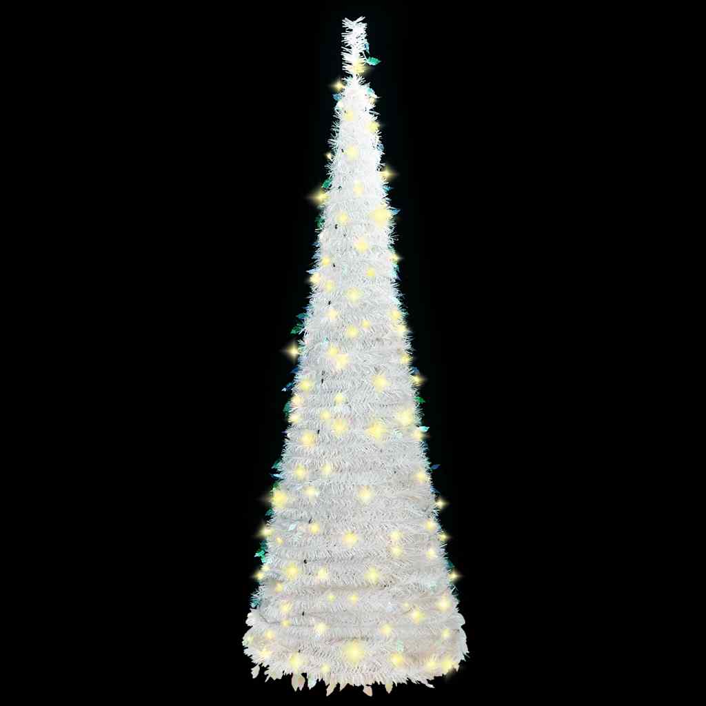 Umjetno božićno drvce 200 LED žarulja bijelo 210 cm