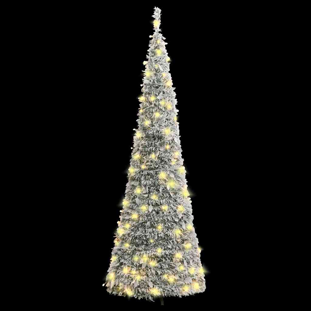 Umjetno božićno drvce sa snijegom 50 LED žarulja 120 cm
