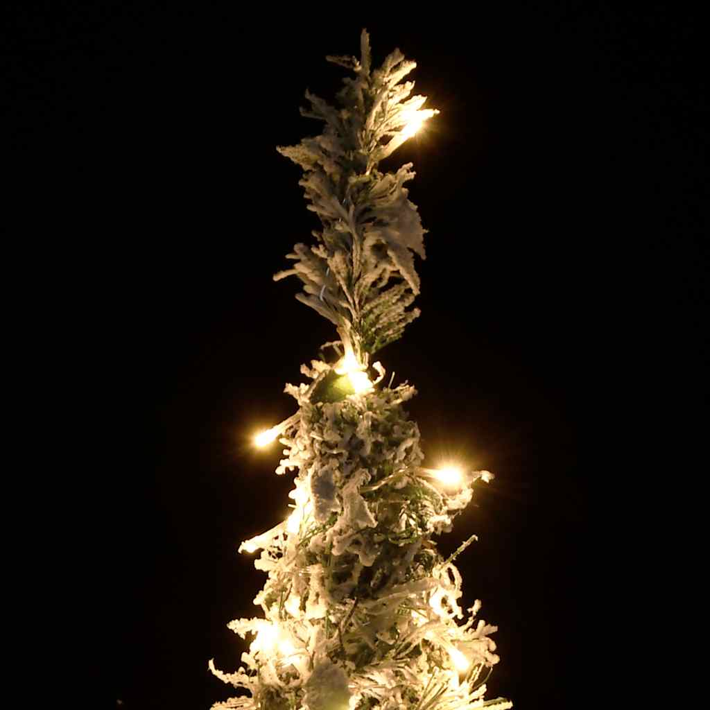 Umjetno božićno drvce sa snijegom 100 LED žarulja 150 cm