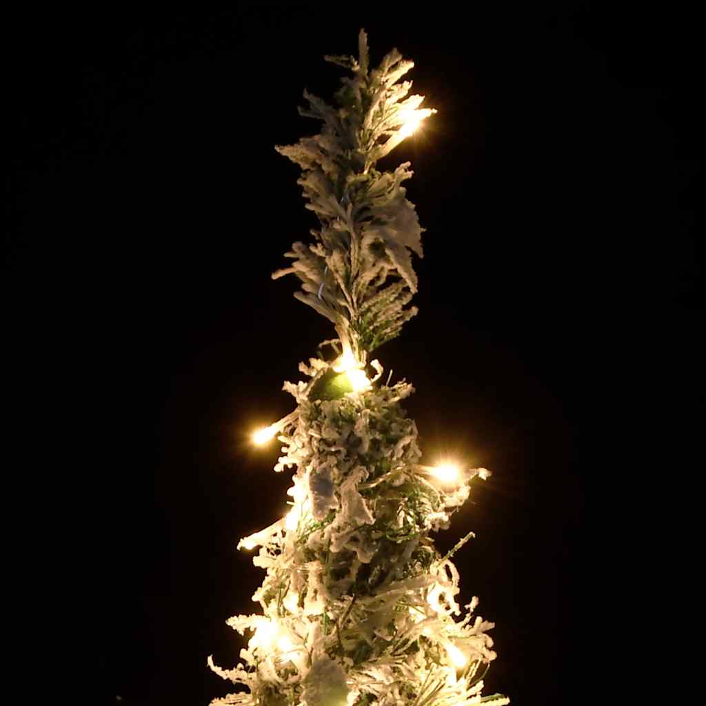 Umjetno božićno drvce sa snijegom 200 LED žarulja 210 cm