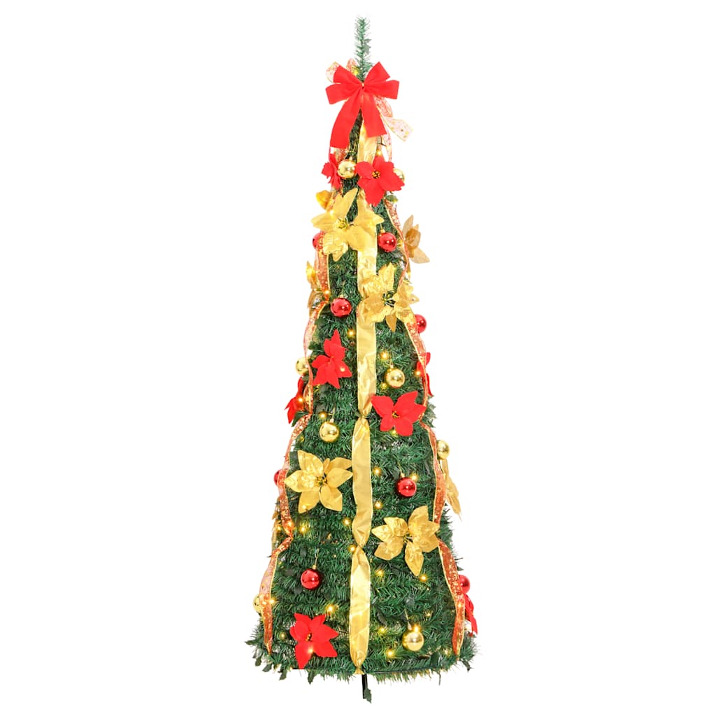 Umjetno božićno drvce 200 LED žarulja zeleno 210 cm