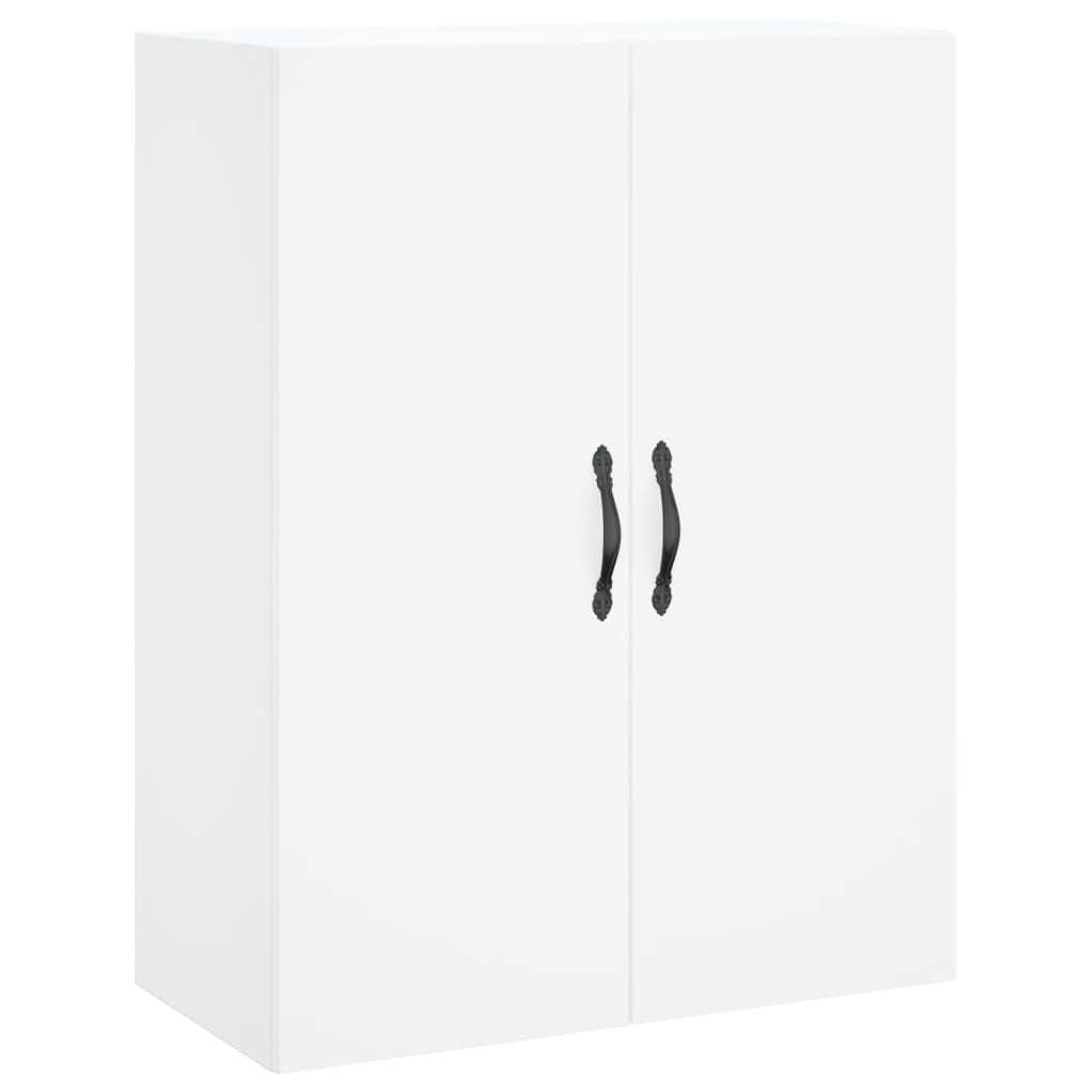 Zidni ormarići 2 kom bijeli od konstruiranog drva