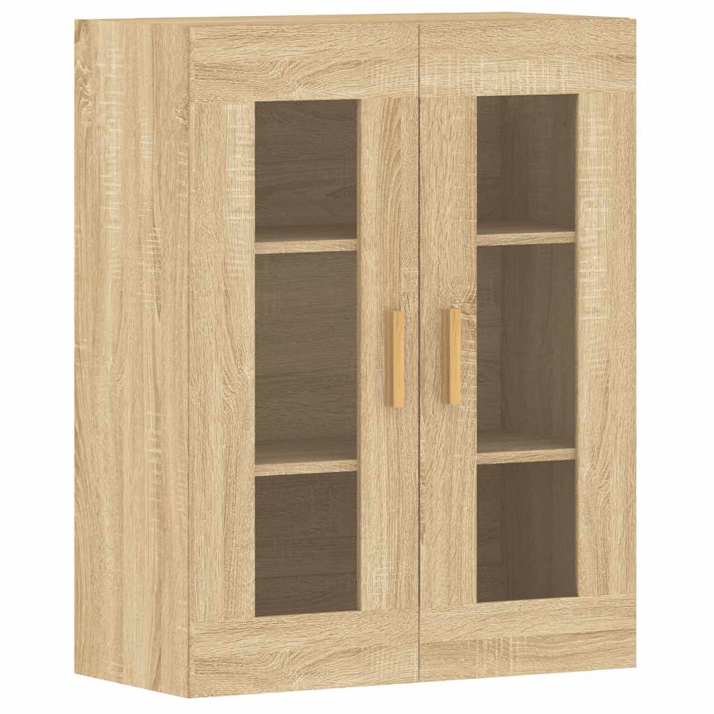 Zidni ormarići 2 kom boja hrasta sonome od konstruiranog drva