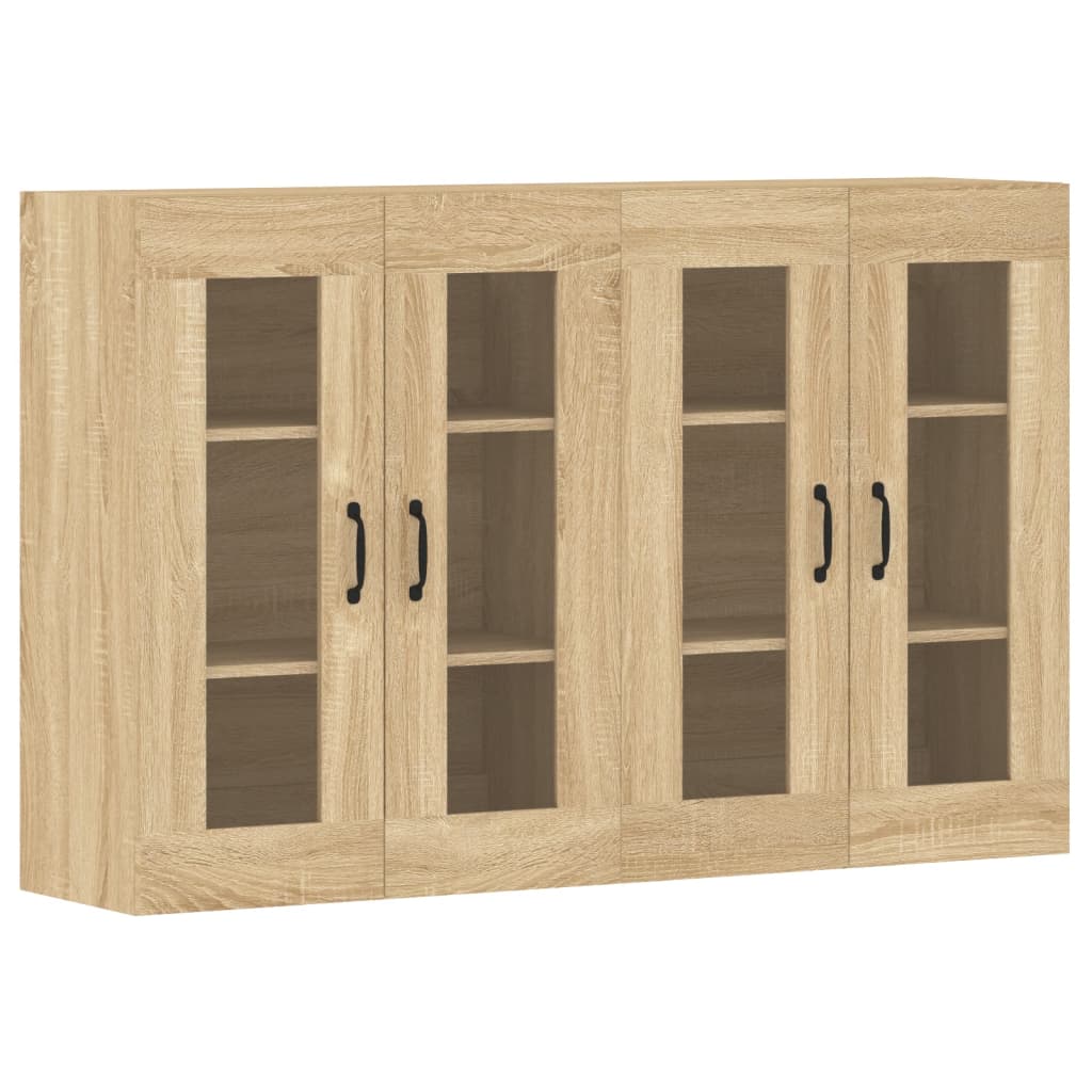 Zidni ormarići 2 kom boja hrasta sonome od konstruiranog drva