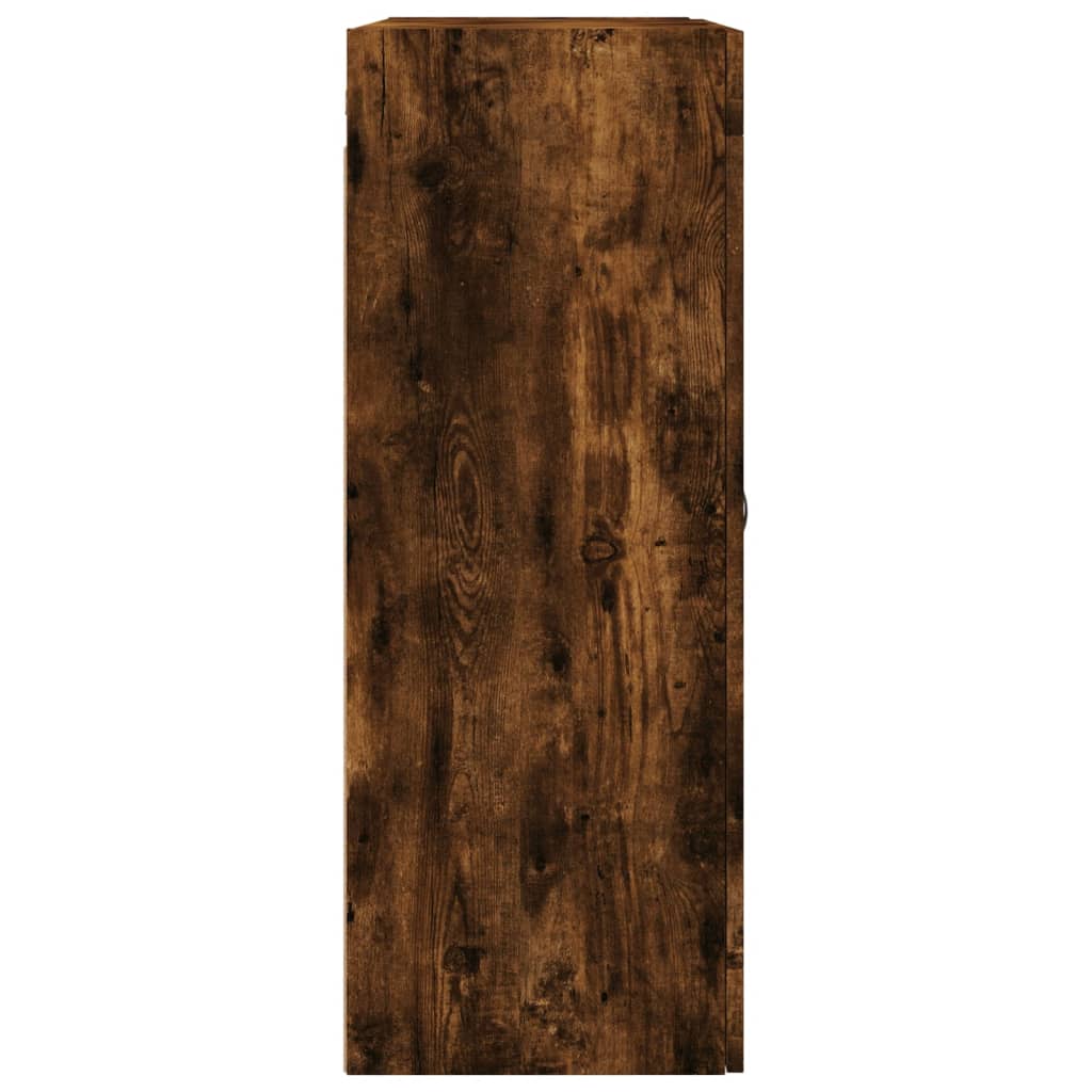 Zidni ormarići 2 kom boja dimljenog hrasta konstruirano drvo