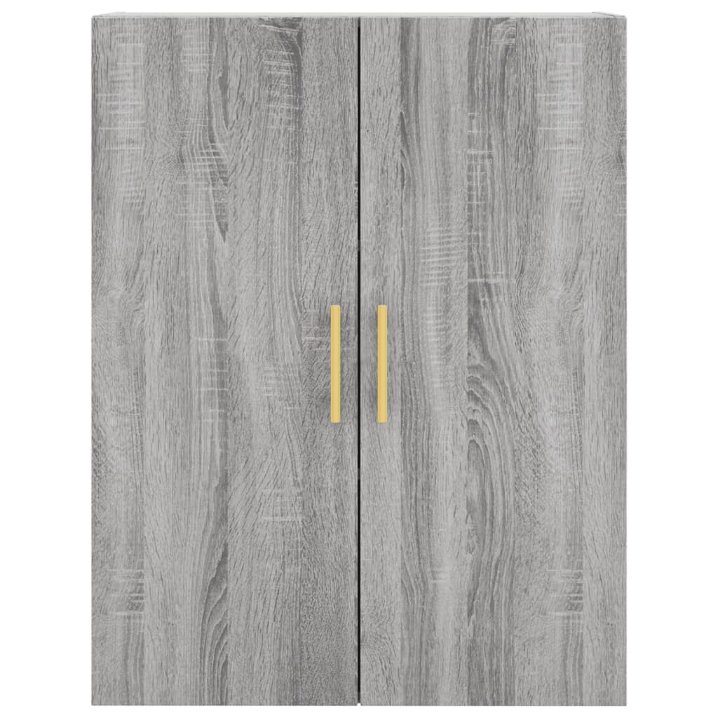 Visoka komoda siva sonome 69,5x34x180 cm od konstruiranog drva