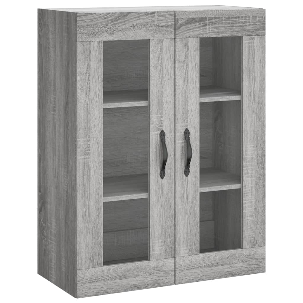 Visoka komoda siva sonome 69,5x34x180 cm od konstruiranog drva