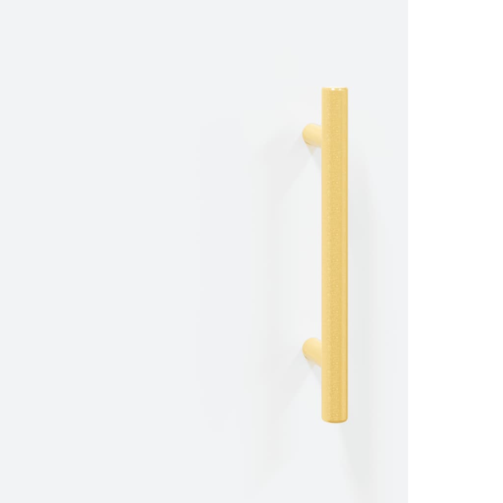 Visoka komoda bijela 69,5x34x180 cm konstruirano drvo
