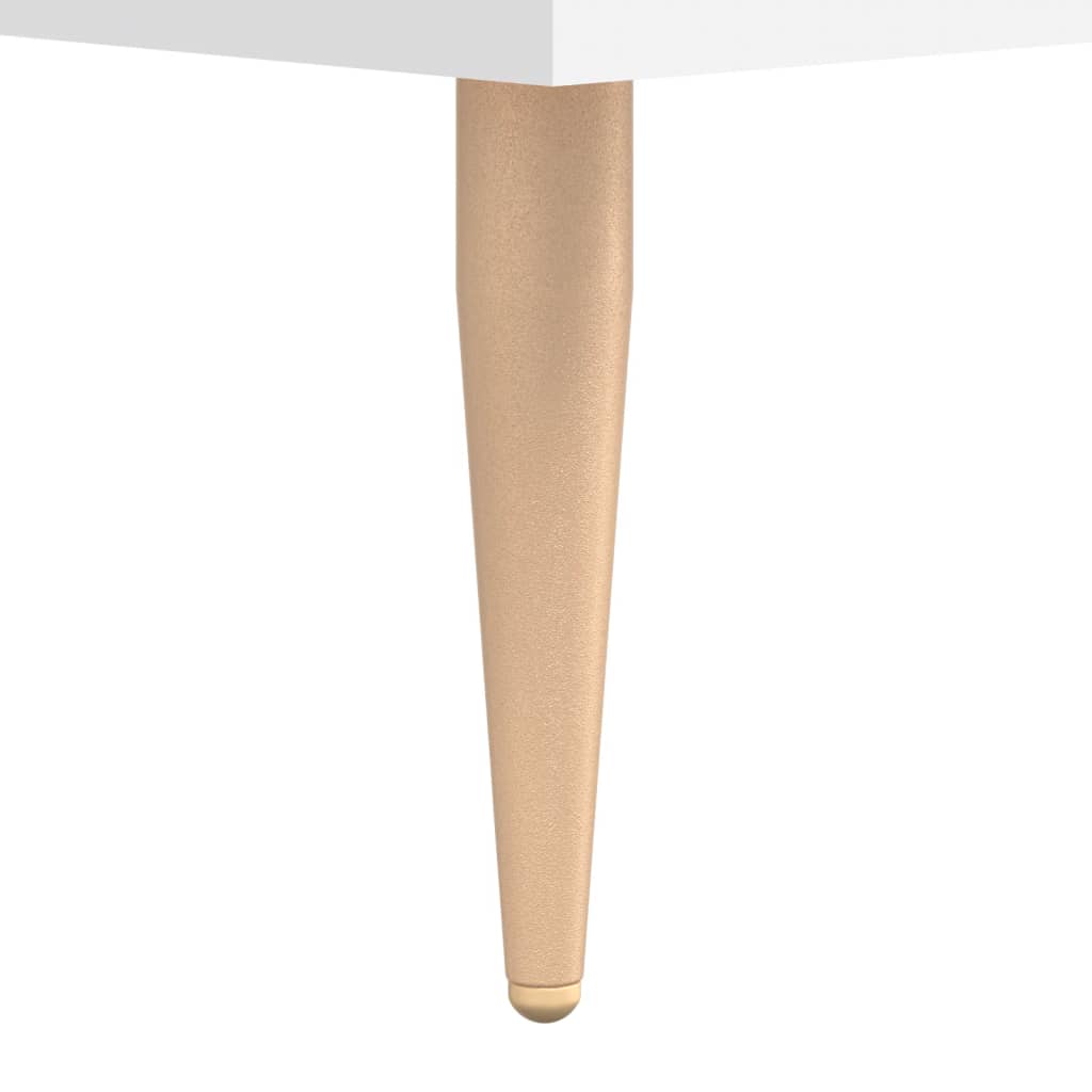 Visoka komoda bijela 69,5x34x180 cm konstruirano drvo