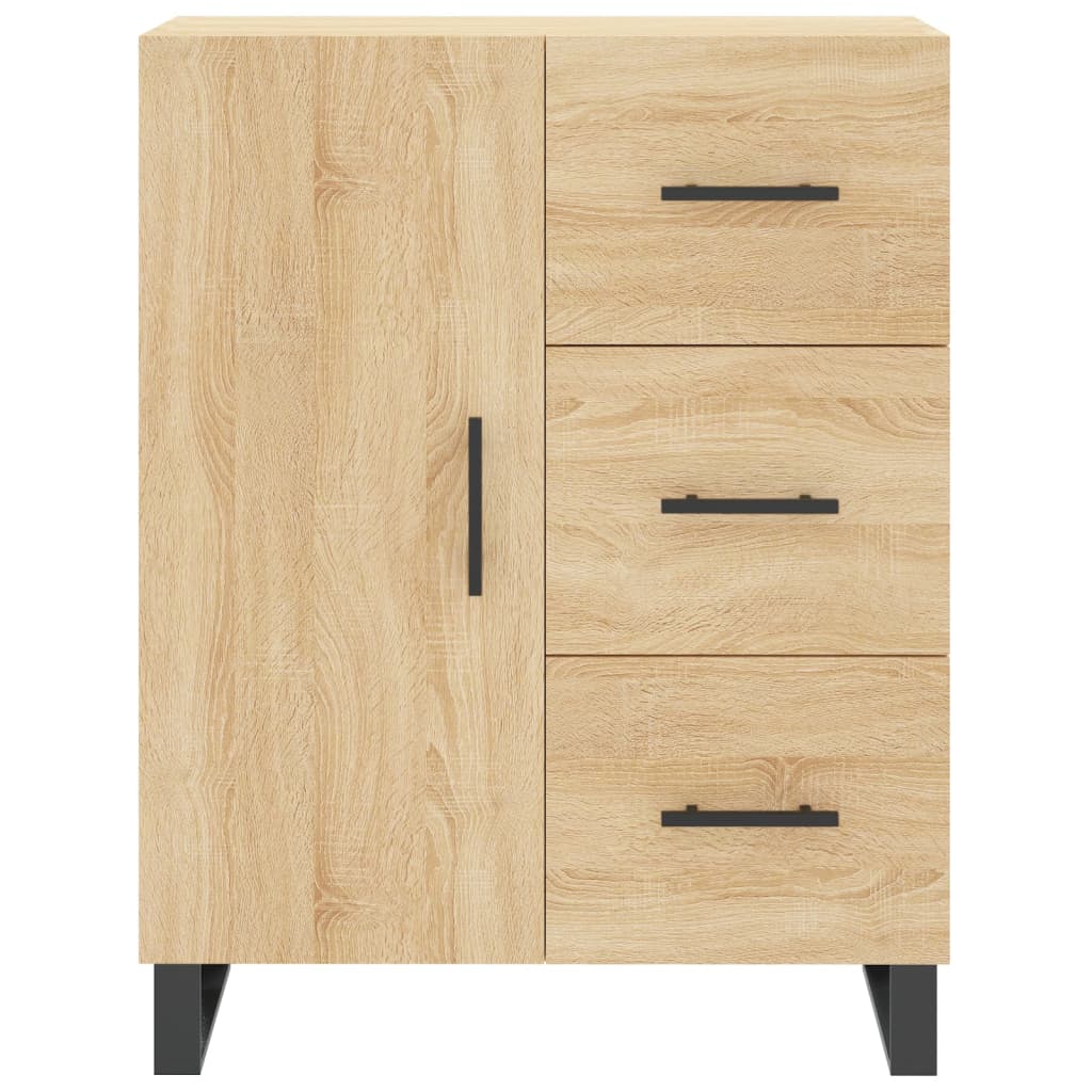 Visoka komoda hrasta sonome 69,5x34x180cm od konstruiranog drva