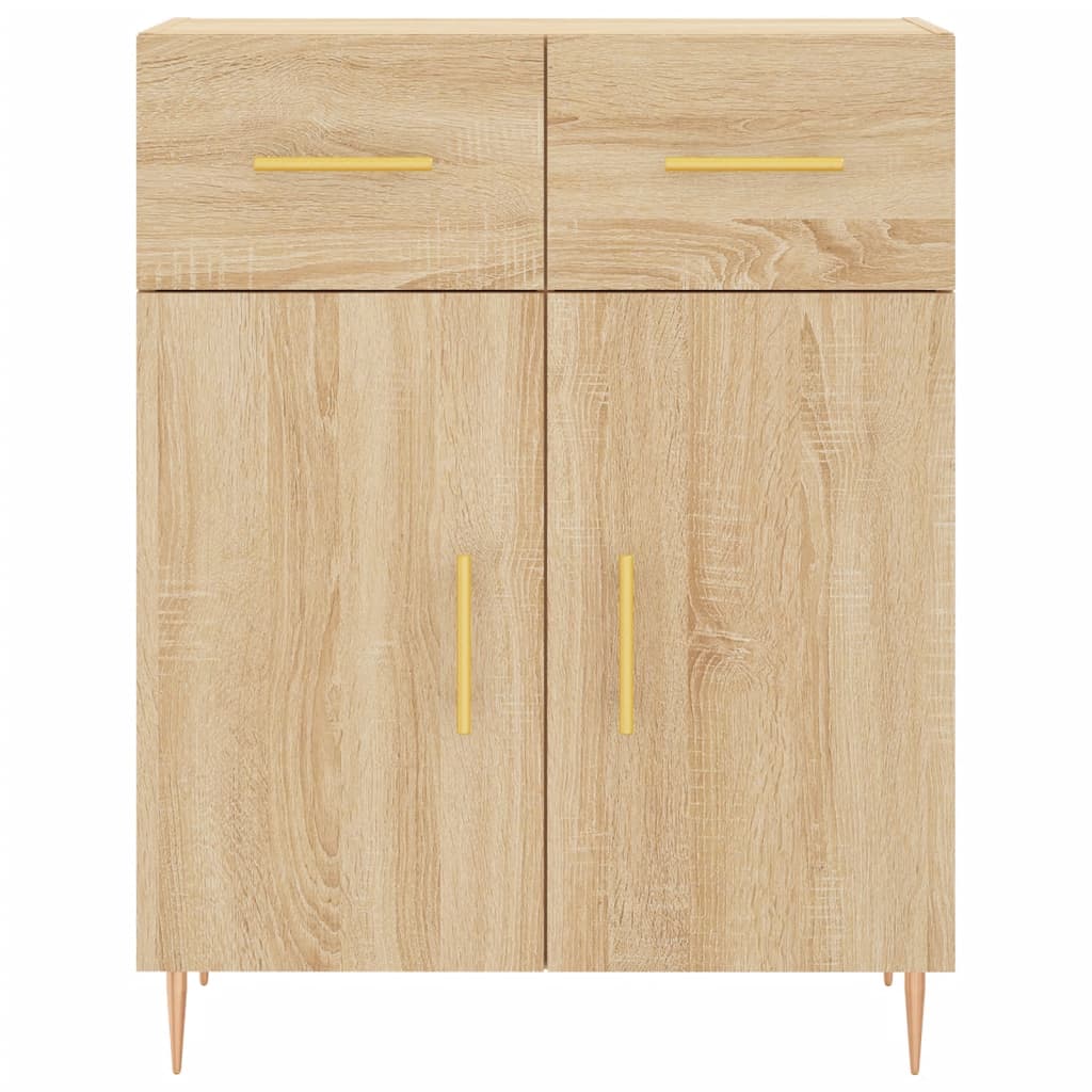 Visoka komoda hrasta sonome 69,5x34x180cm od konstruiranog drva