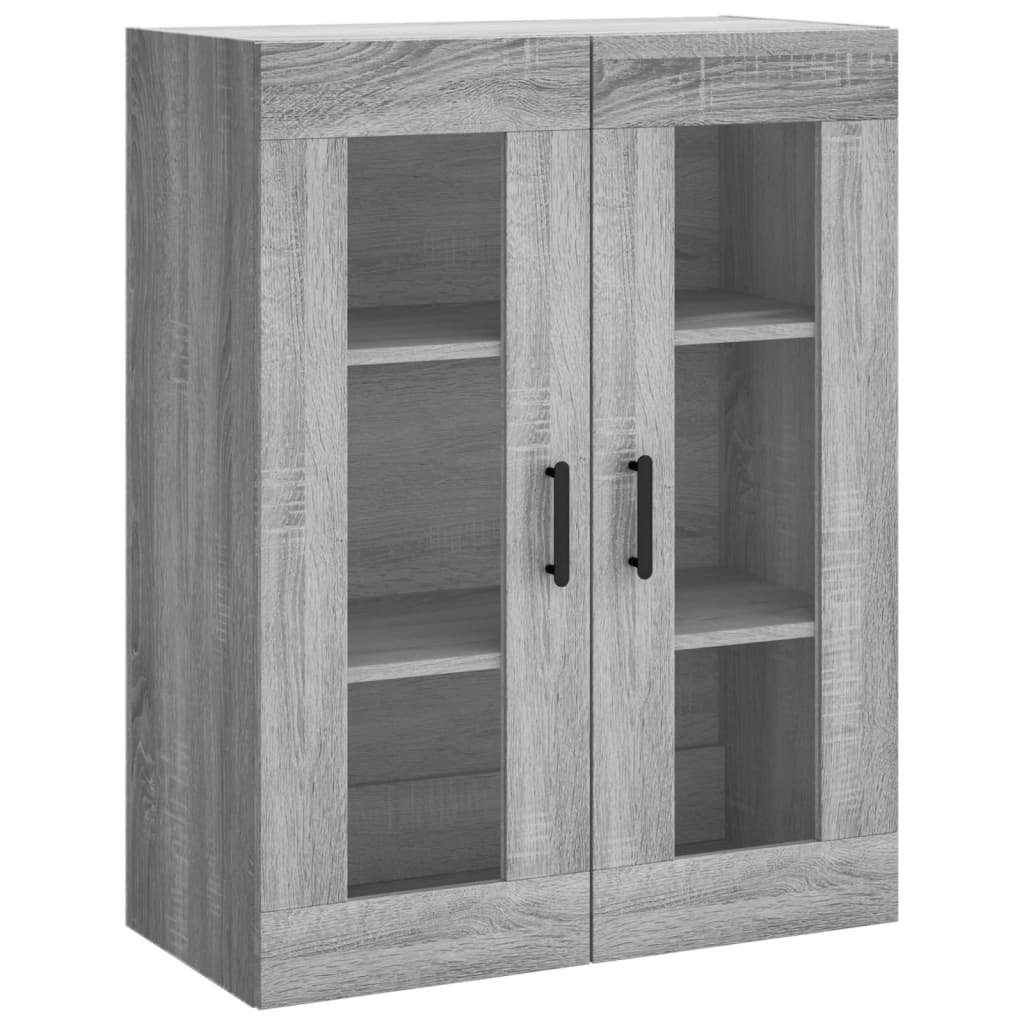 Visoka komoda siva sonome 69,5x34x180 cm od konstruiranog drva