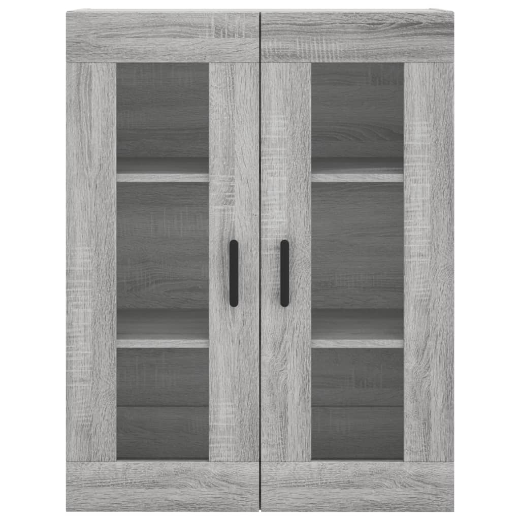 Visoka komoda siva sonome 69,5x34x180 cm od konstruiranog drva