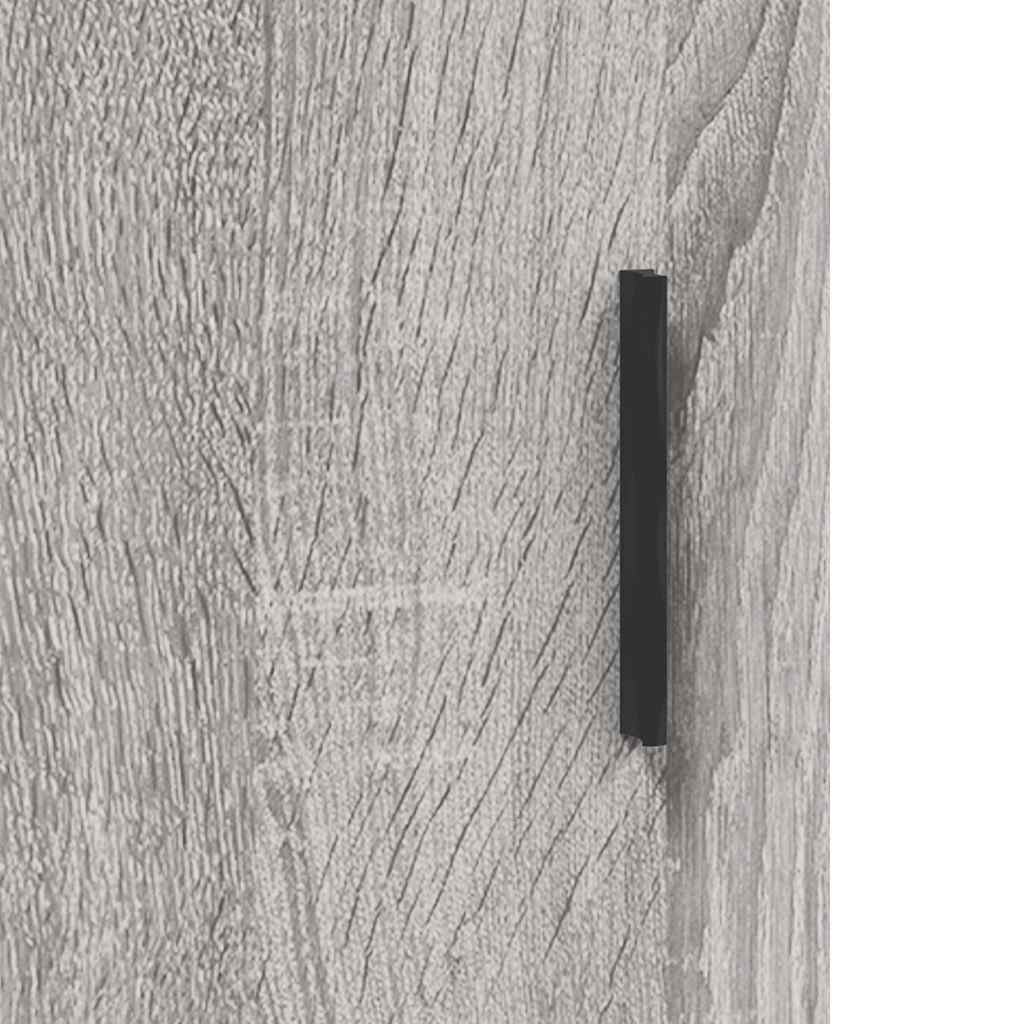 Visoka komoda siva sonome 69,5x34x180 cm od konstruiranog drva