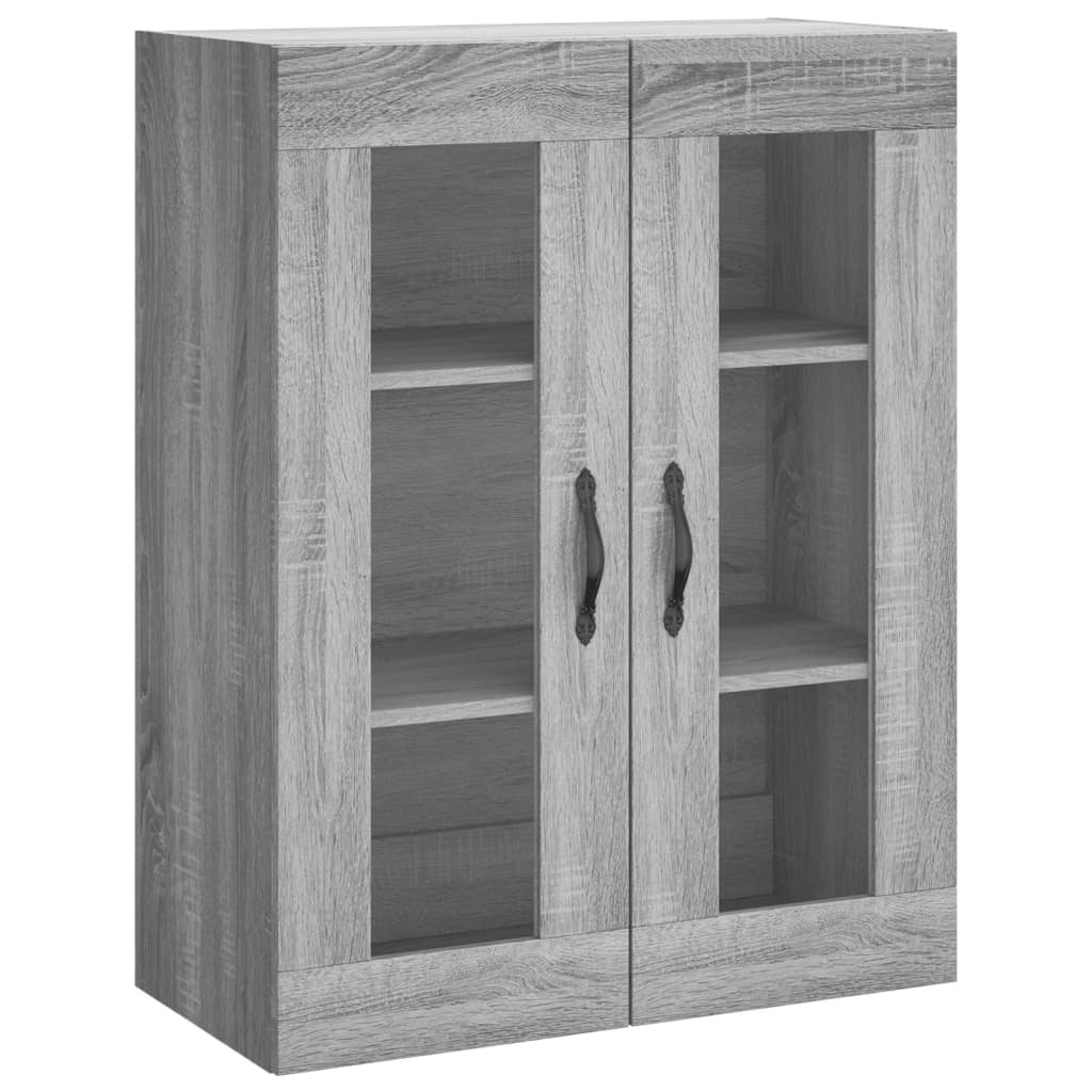 Visoka komoda siva sonome 69,5x34x180 cm od konstruiranog drva