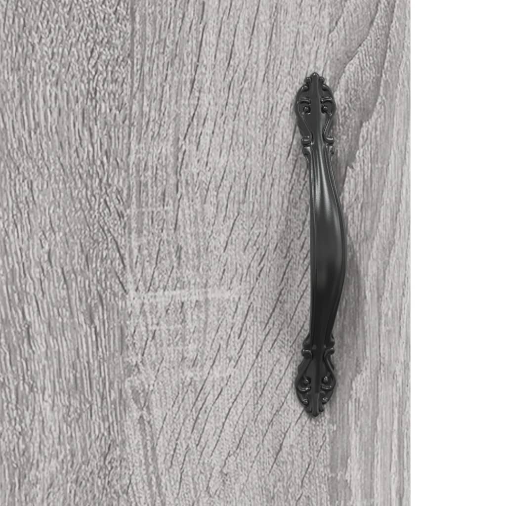 Visoka komoda siva sonome 69,5x34x180 cm od konstruiranog drva