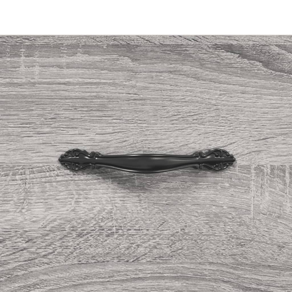 Visoka komoda siva sonome 69,5x34x180 cm od konstruiranog drva