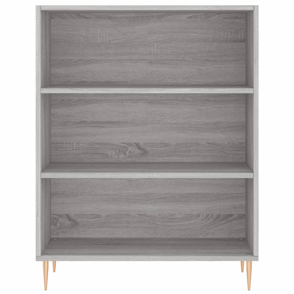 Visoka komoda siva sonome 69,5x34x180 cm od konstruiranog drva