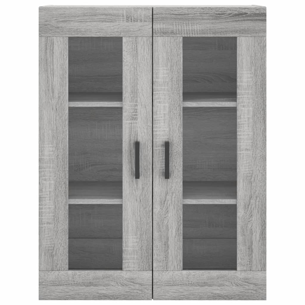 Visoka komoda siva sonome 69,5x34x180 cm od konstruiranog drva