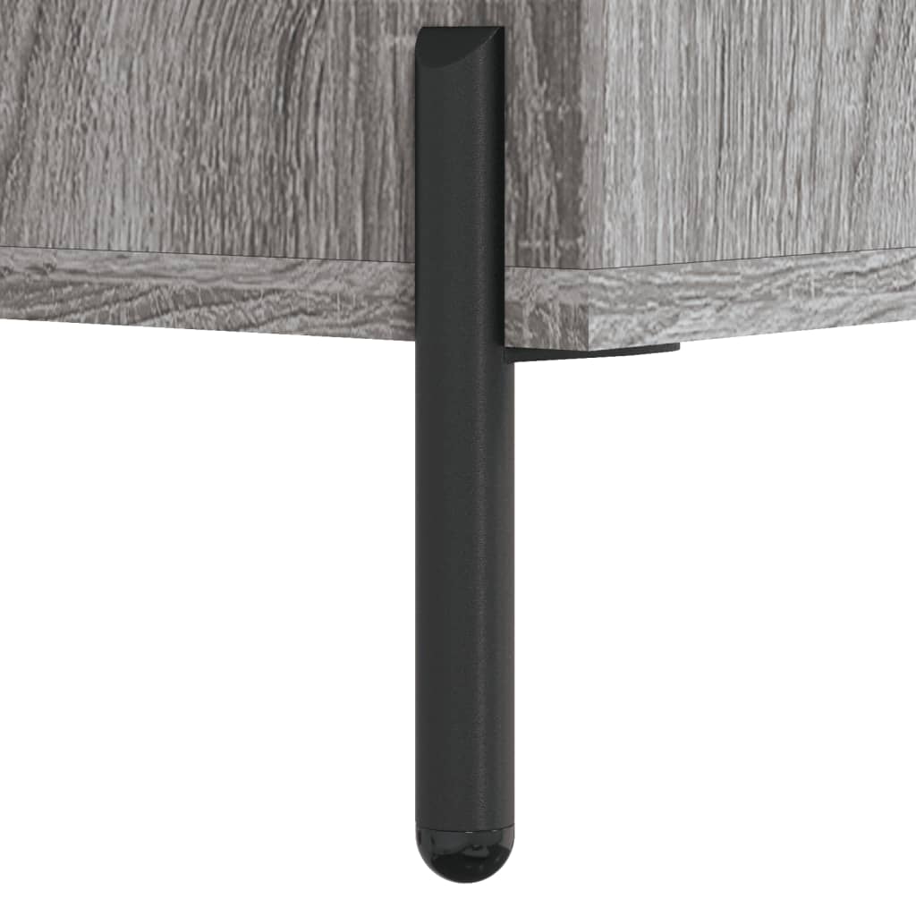 Visoka komoda siva sonome 34,5x34x180 cm od konstruiranog drva