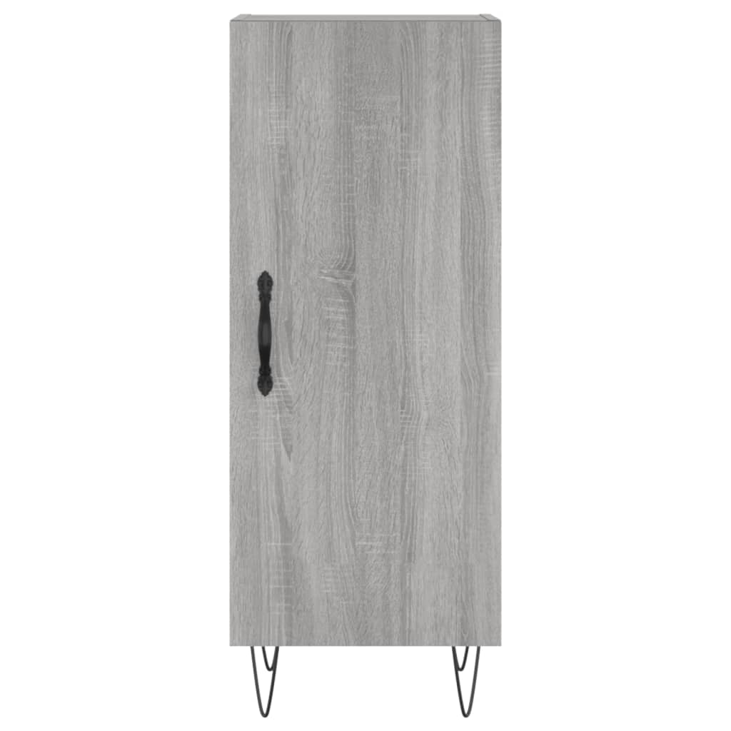 Visoka komoda siva sonome 34,5x34x180 cm od konstruiranog drva