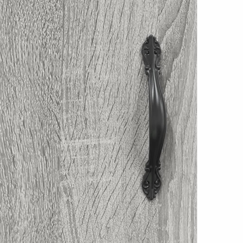 Visoka komoda siva sonome 34,5x34x180 cm od konstruiranog drva