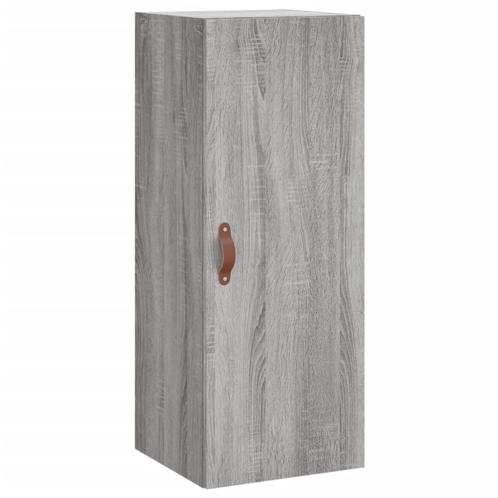 Visoka komoda siva sonome 34,5x34x180 cm od konstruiranog drva