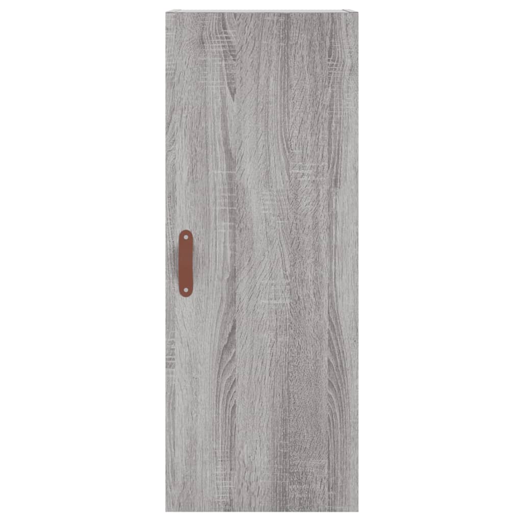 Visoka komoda siva sonome 34,5x34x180 cm od konstruiranog drva