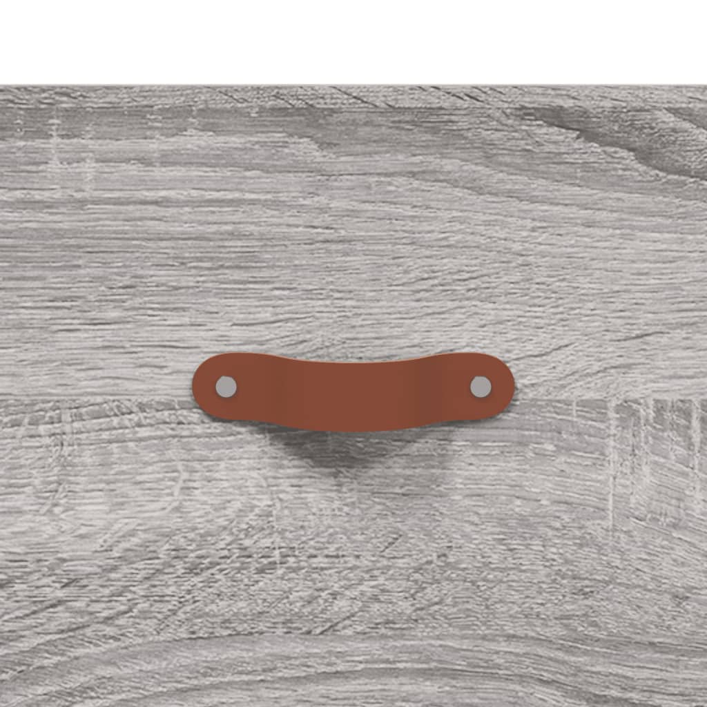 Visoka komoda siva sonome 34,5x34x180 cm od konstruiranog drva