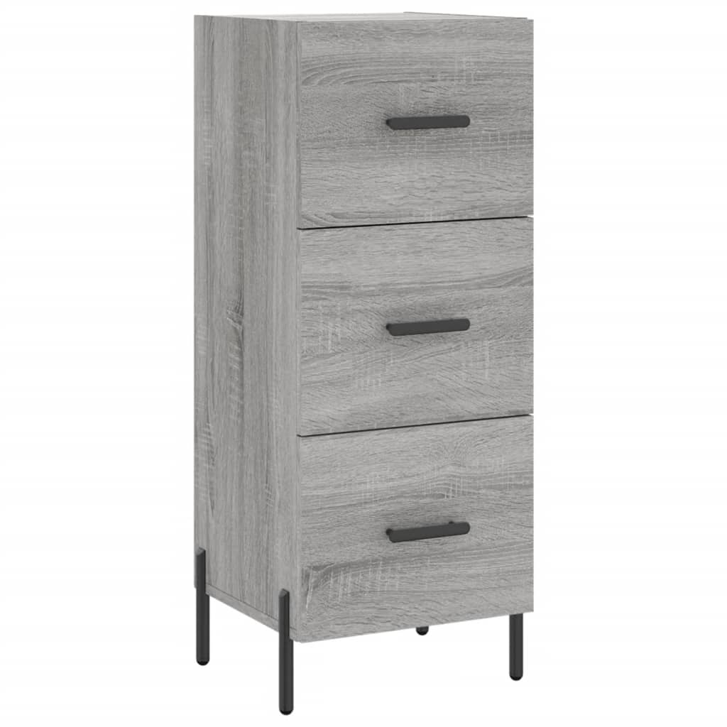 Visoka komoda siva sonome 34,5x34x180 cm od konstruiranog drva