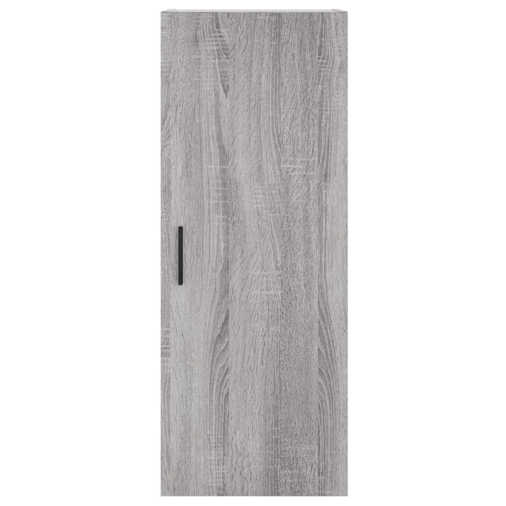 Visoka komoda siva sonome 34,5x34x180 cm od konstruiranog drva