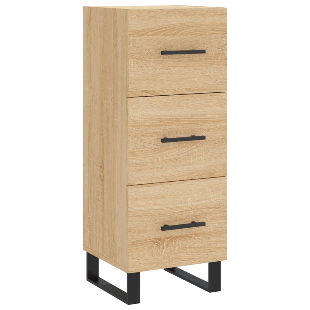 Visoka komoda hrasta sonome 34,5x34x180cm od konstruiranog drva