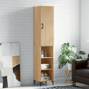 Visoka komoda hrasta sonome 34,5x34x180cm od konstruiranog drva