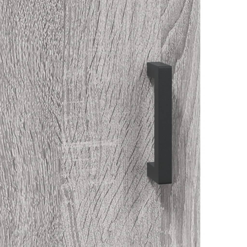Visoka komoda siva sonome 34,5x34x180 cm od konstruiranog drva