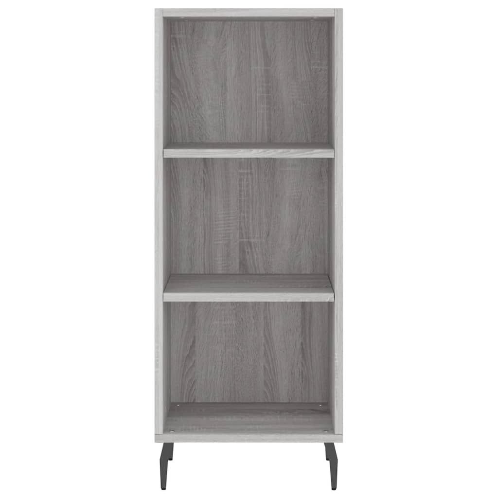 Visoka komoda siva sonome 34,5x34x180 cm od konstruiranog drva